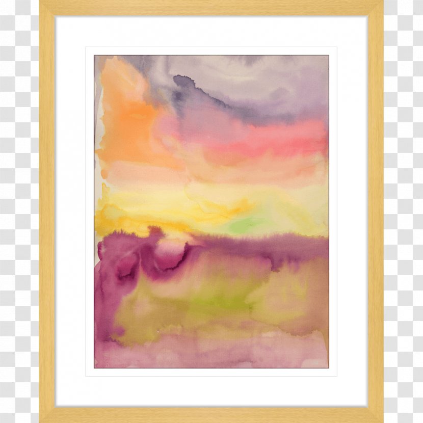 Watercolor Painting Picture Frames Acrylic Paint - Sky Transparent PNG