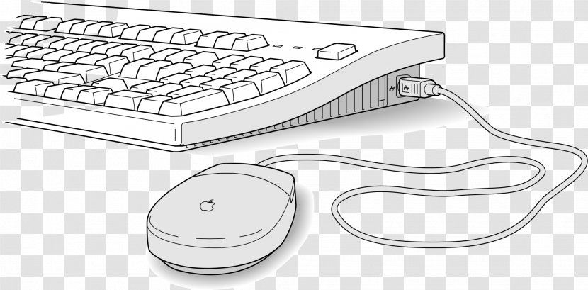 Computer Keyboard Mouse Clip Art - Apple Transparent PNG