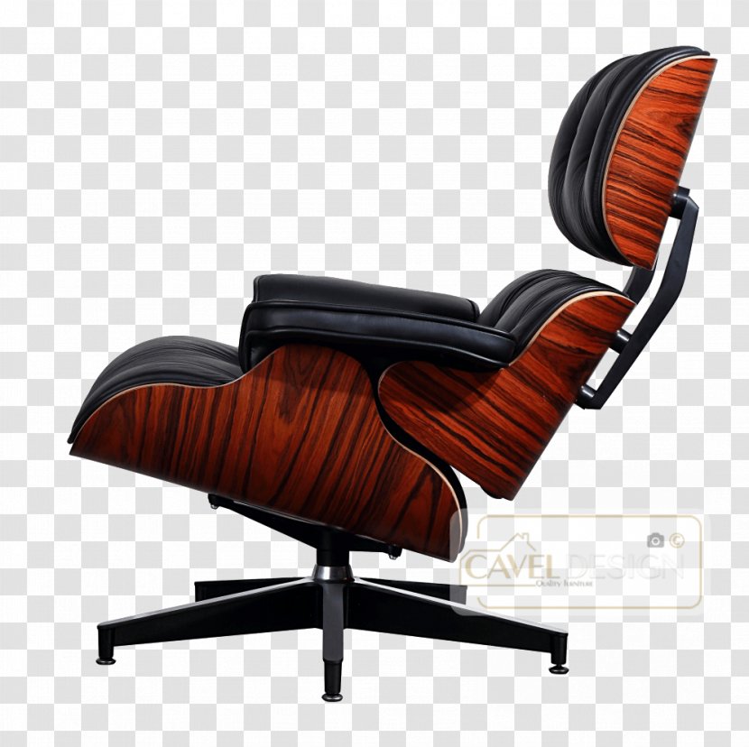 Eames Lounge Chair And Ottoman Charles Ray - Chaise Longue - Design Transparent PNG