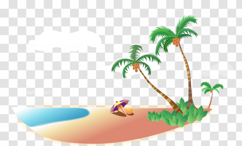 Sandy Beach Gratis - Vector Material Sea Transparent PNG