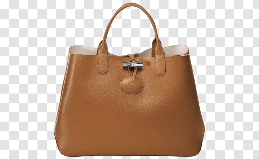 Longchamp Handbag Tote Bag Leather - Peach - Celine Handbags Transparent PNG
