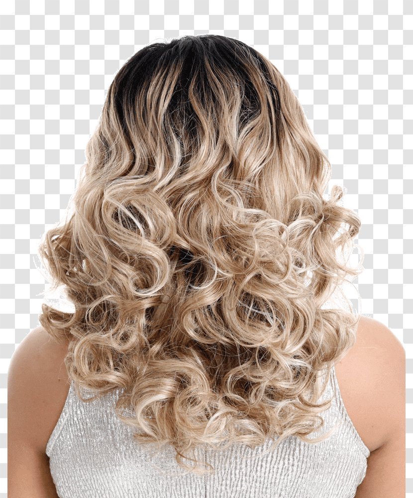Blond Lace Wig Hair Coloring Transparent PNG