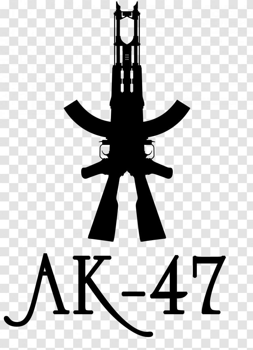 AK-47 Tattoo Firearm Silhouette Honda - Frame - Ak 47 Transparent PNG