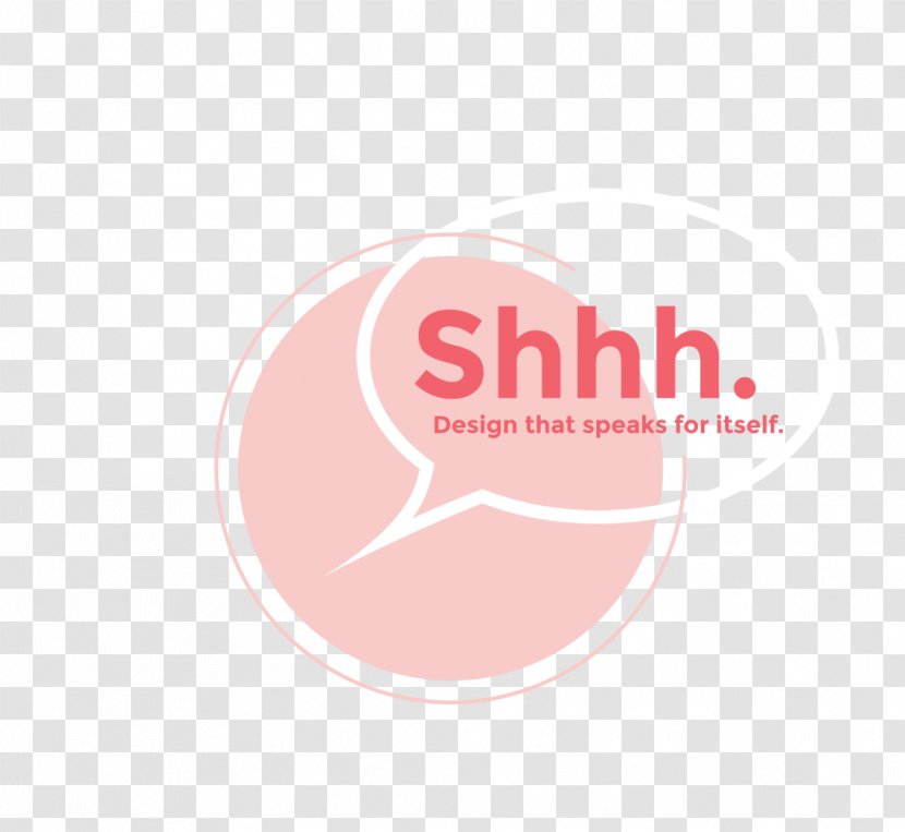 Logo Brand Architecture Shhh Design - Pink Transparent PNG