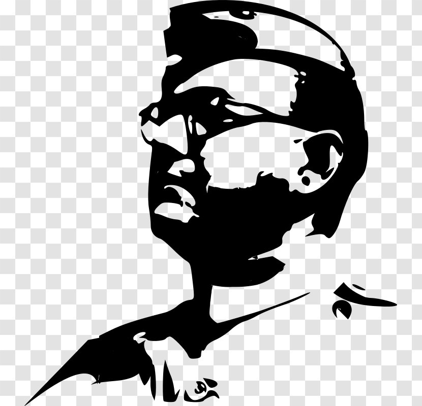 The Indian Struggle Independence Movement Azad Hind Jayanti National Army - Monochrome Photography Transparent PNG