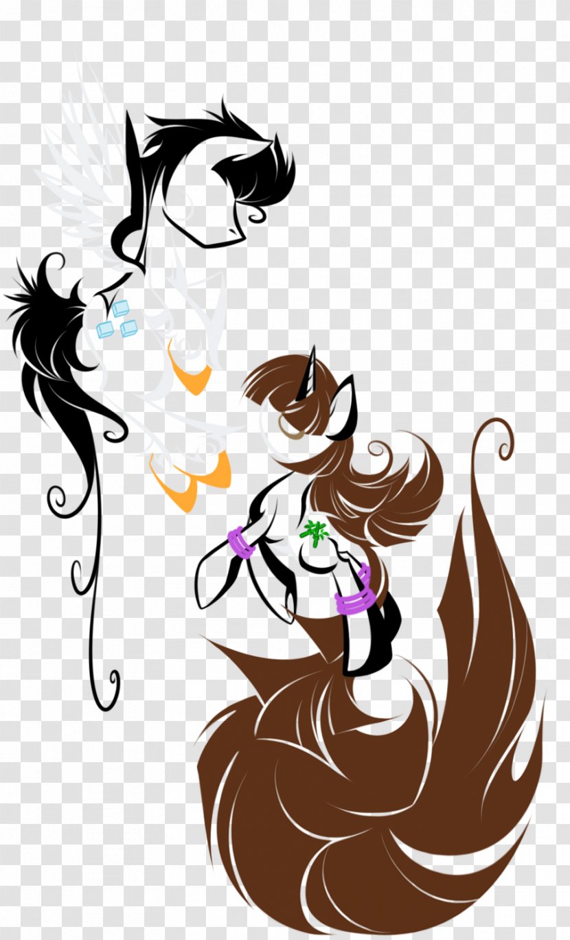 Cat Pony Rarity Rainbow Dash Art - Cartoon Transparent PNG