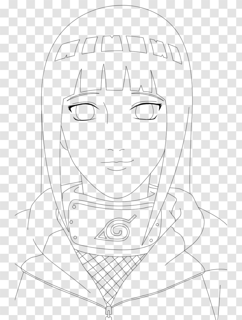 Hinata Hyuga Kakashi Hatake Naruto Uzumaki Neji Sketch - Heart Transparent PNG