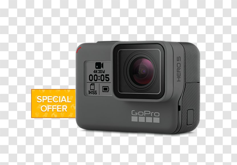 GoPro HERO5 Black Action Camera HERO6 - 4k Resolution Transparent PNG