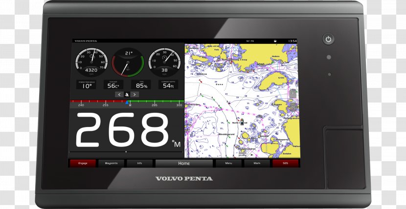 AB Volvo Cars Glass Cockpit Penta Boat - Audio Receiver - Standalone Power System Transparent PNG