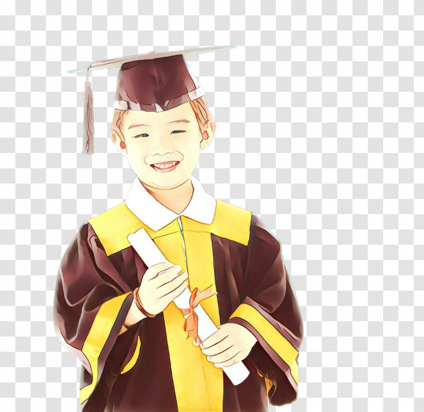 Graduation Cartoon - Clothing - Smile Gesture Transparent PNG