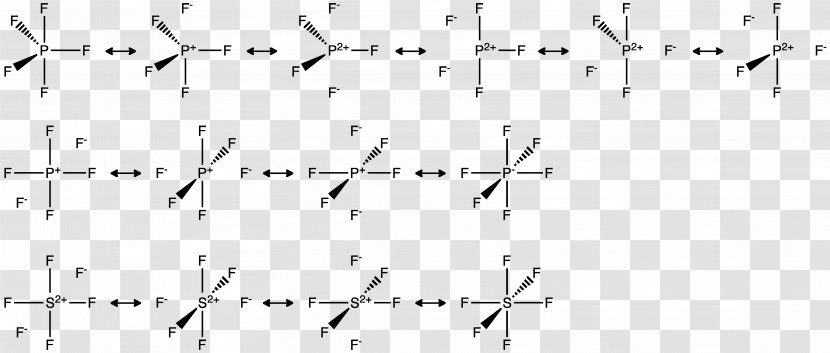 Lewis Structure Sulfur Hexafluoride Resonance Phosphorus Pentafluoride Hypervalent Molecule - Heart - Dot Formula Transparent PNG