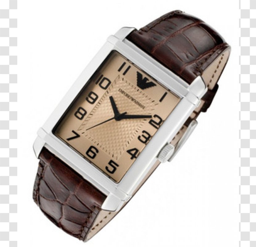Watch Strap Armani Leather - Brand Transparent PNG