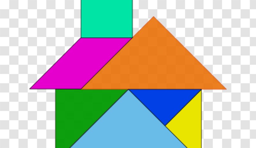 Tangrams: 330 Puzzles Jigsaw Game - Rock House On The Black And White Transparent PNG