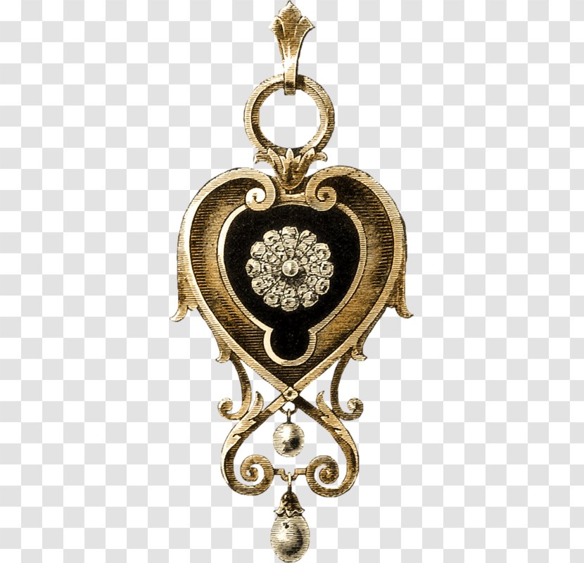 Locket 01504 Body Jewellery - Brass Transparent PNG