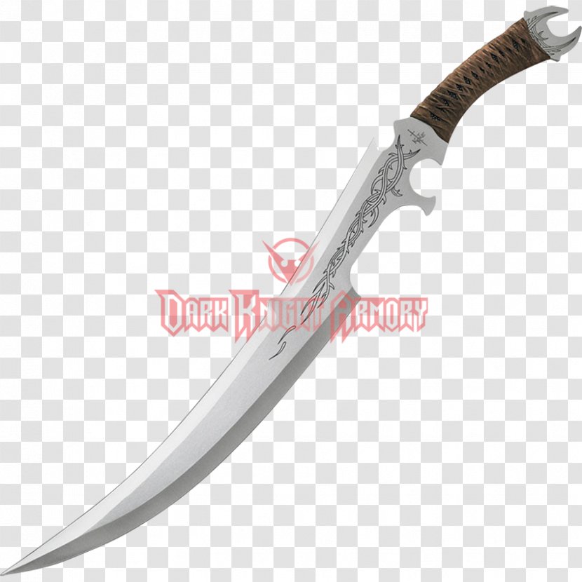 Bowie Knife Hunting & Survival Knives Throwing Machete - Short Sword Transparent PNG
