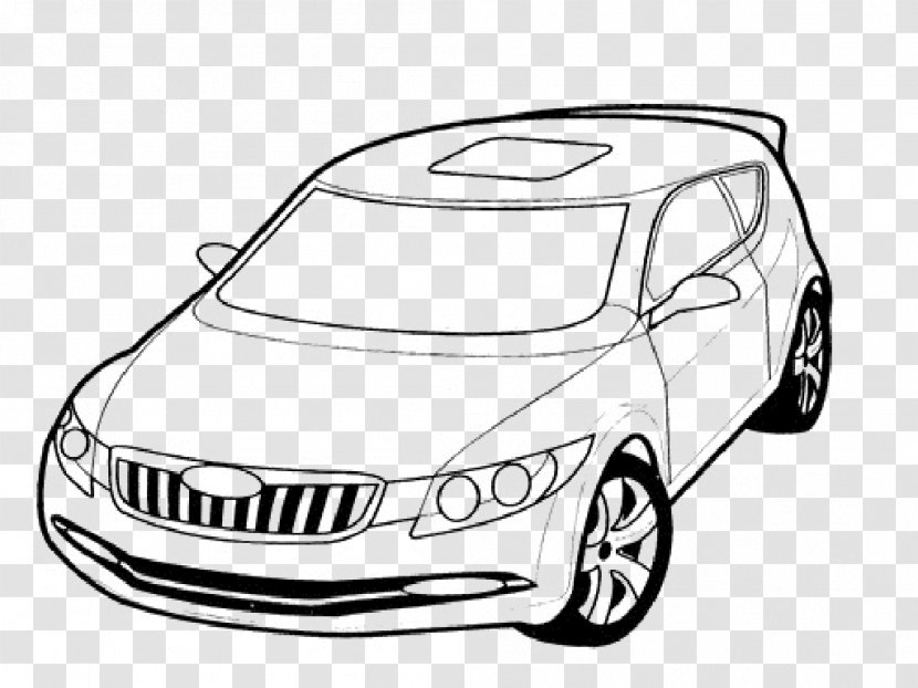 Mewarnai Mobil Cars Coloring Belajar Gambar - Pages - Car Transparent PNG