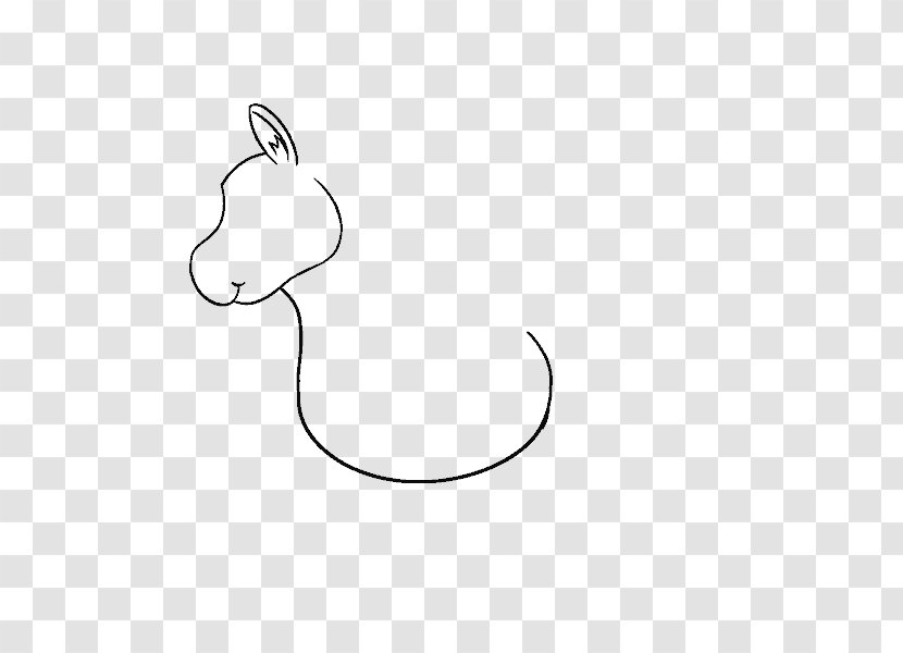 Cat Drawing Line Art - Thumb - Unicorn Head Transparent PNG