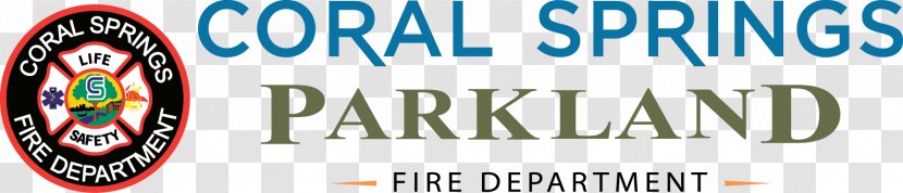 Coral Springs Logo Brand - Fire Station - Design Transparent PNG
