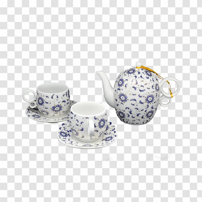 Teapot - Porcelain - Tea Vector Transparent PNG