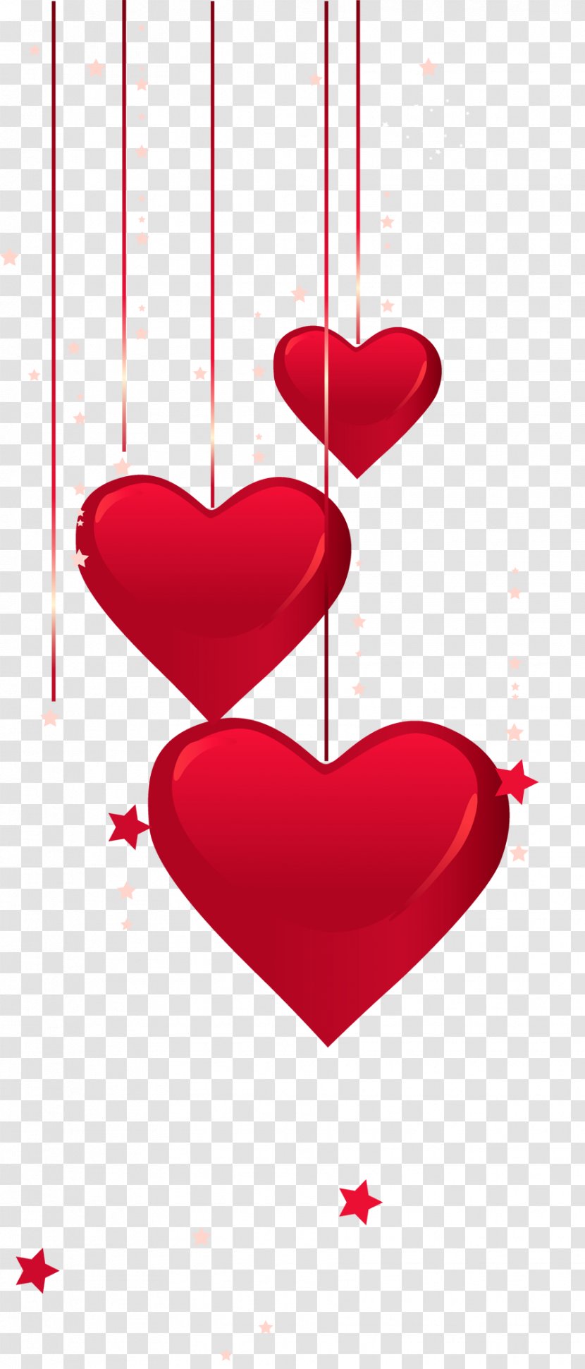 Heart Valentine's Day Clip Art - Cartoon - Hearts Decor PNG Clipart Transparent PNG