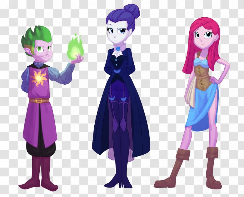 Spike Twilight Sparkle Rarity Pinkie Pie Rainbow Dash - Fan Fiction - Character Set Transparent PNG