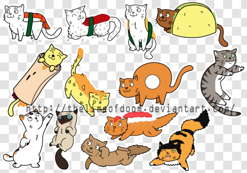 Cat Dog Paw Clip Art - Small To Medium Sized Cats Transparent PNG