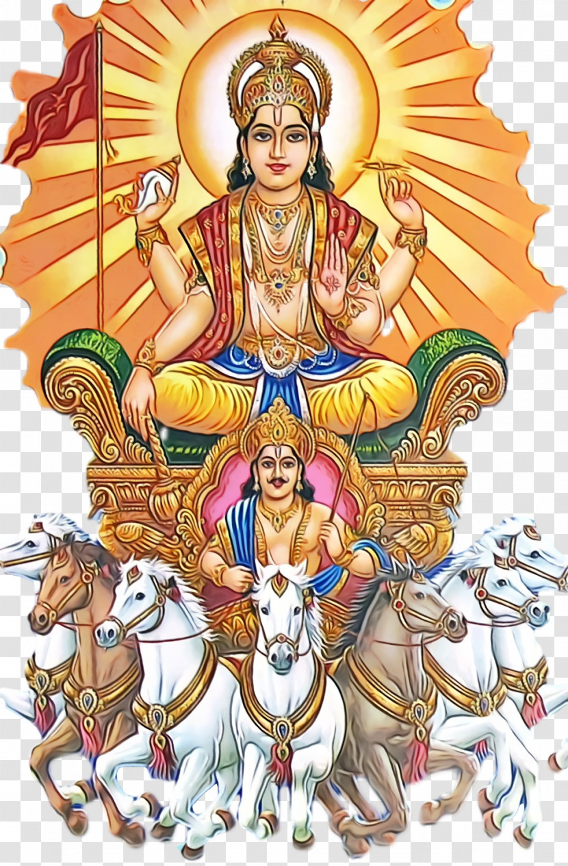 Cartoon Solar Deity Sun Transparent PNG