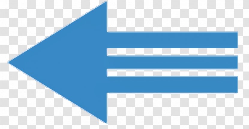 Point Arrow - Logo - Electric Blue Transparent PNG