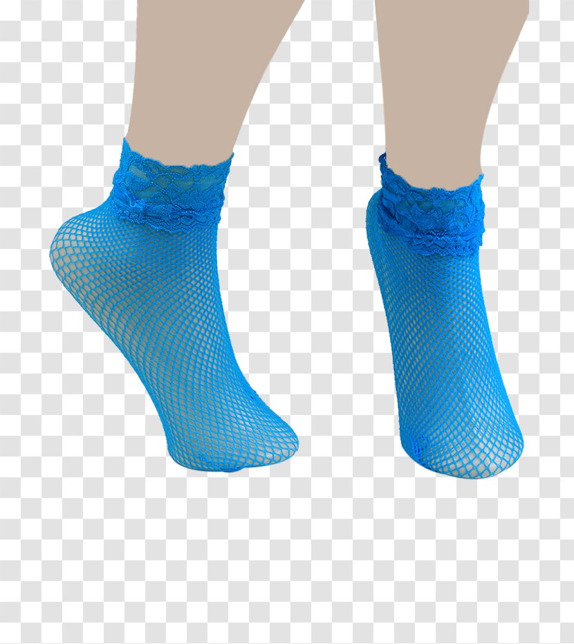 Ankle SOCK'M Microsoft Azure - Sock - Fishnet Tights Transparent PNG