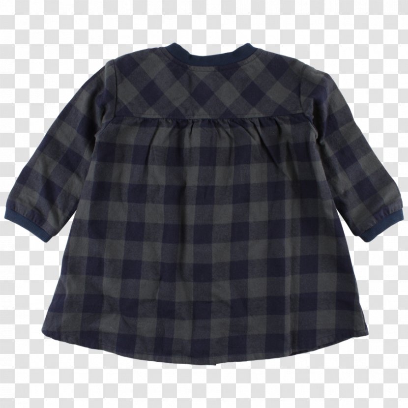 Blouse Dress Sleeve Button Tartan - Flower Transparent PNG