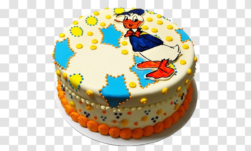 Birthday Cake Donald Duck Decorating Sugar - Paste - Delivery Transparent PNG