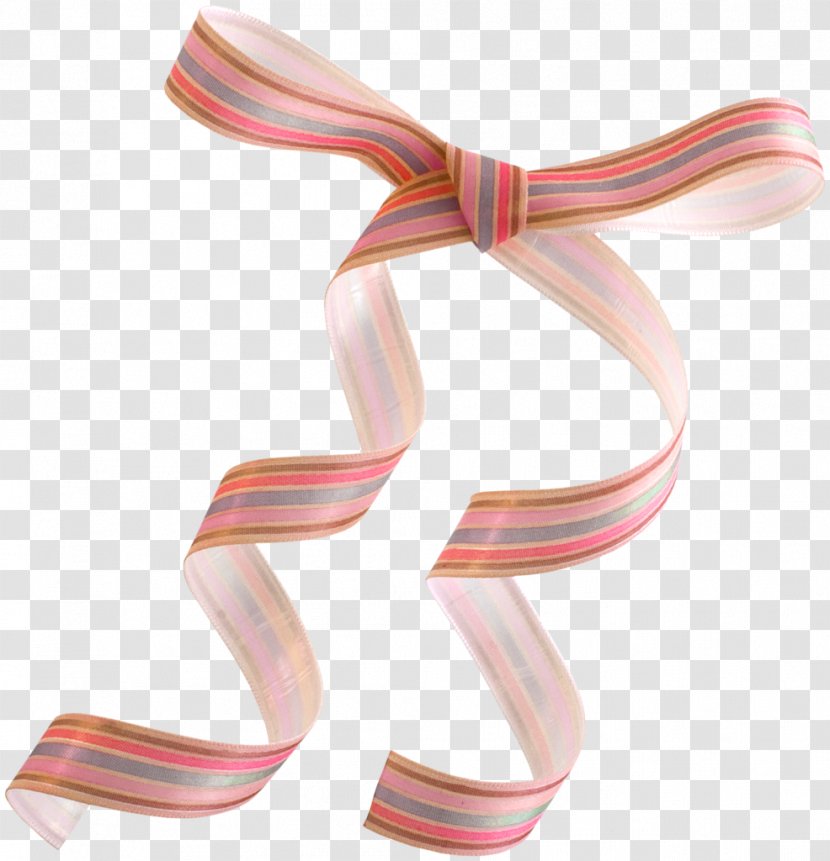 Ribbon Shoelace Knot Icon - Color Striped Bowknot Decorative Patterns Transparent PNG