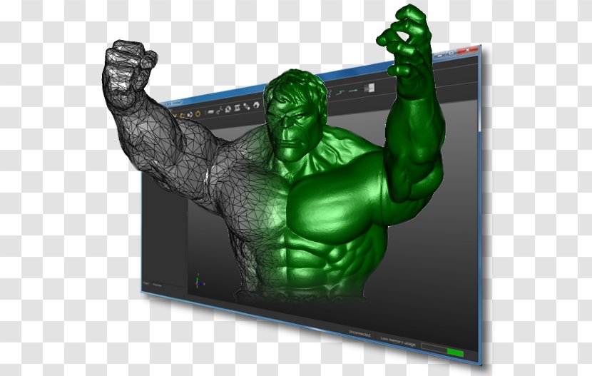 Structured-light 3D Scanner Image Printing Three-dimensional Space - Organism - Muscle Transparent PNG