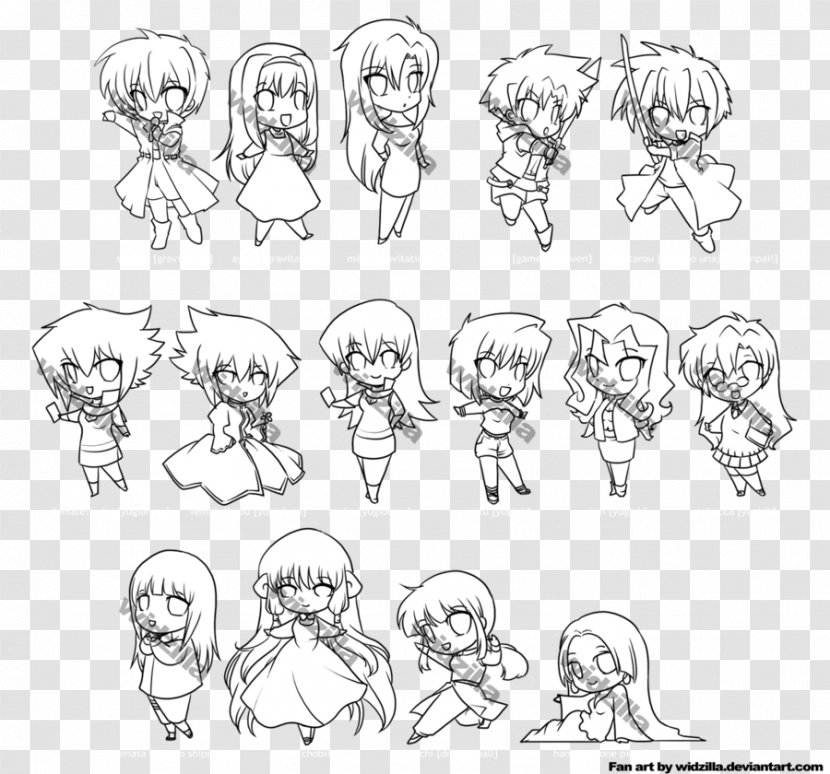 Drawing Line Art Homo Sapiens Human Behavior Sketch - Cartoon - Cute Character Transparent PNG