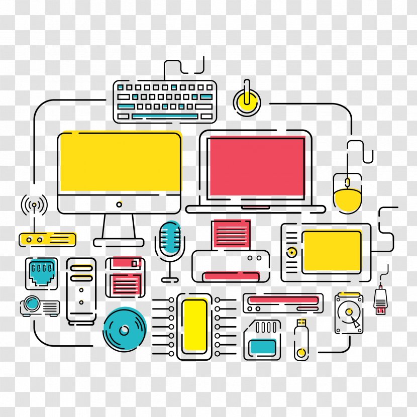 Computer Mouse Diagram Cases & Housings - Material - Vector Transparent PNG