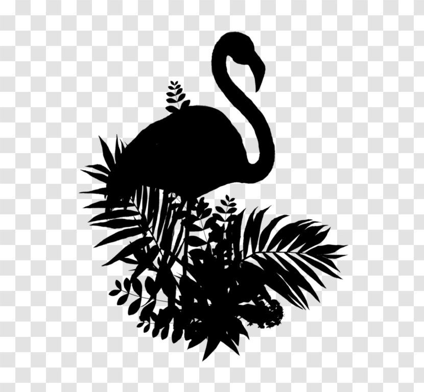 Bird Silhouette - Ducks Geese And Swans - Blackandwhite Transparent PNG