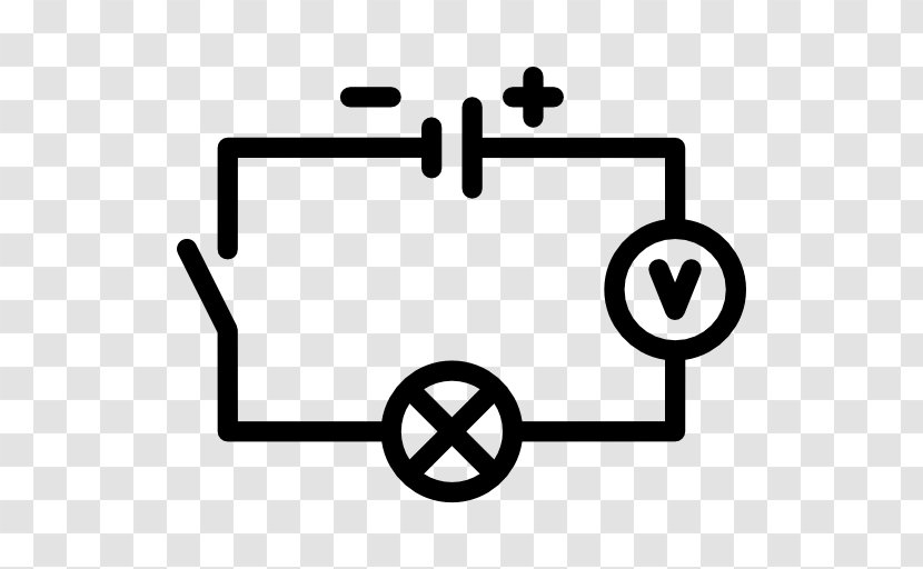 Black And White Symbol Area - Electricity - Electrical Network Transparent PNG