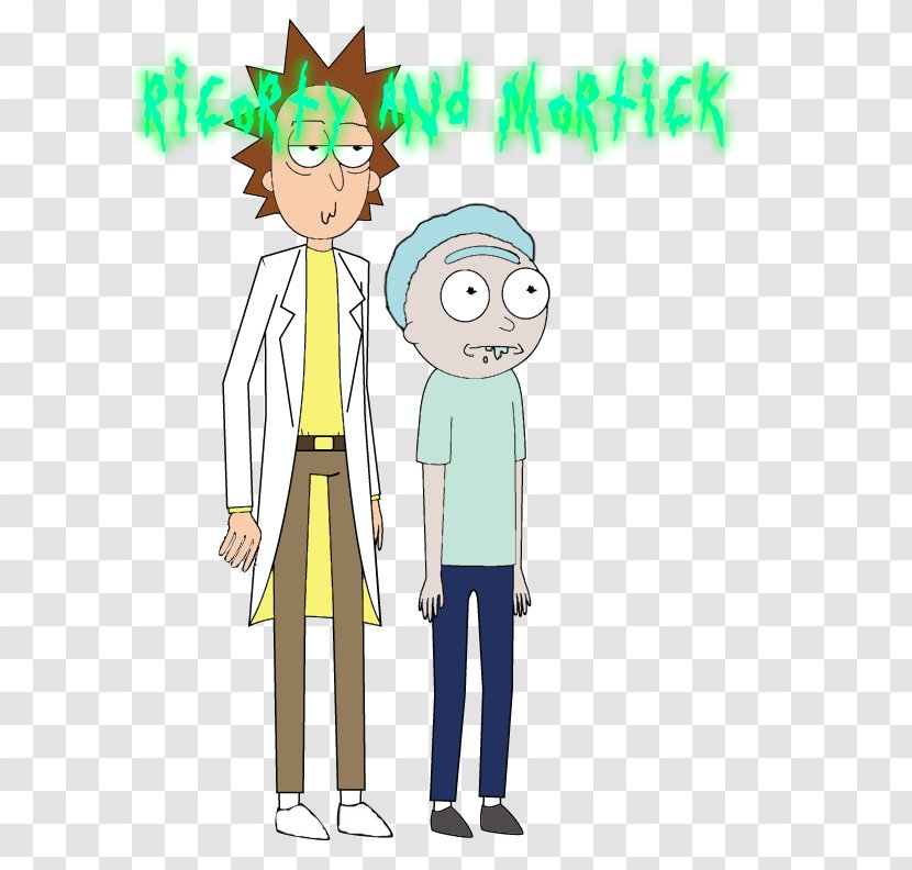 Morty Smith Rick Sanchez Homo Sapiens Character Drawing - Male - And Mory Transparent PNG