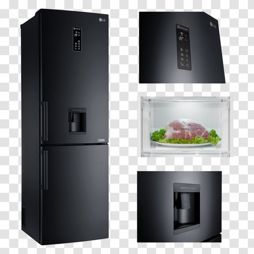 Refrigerator Freezers LG GBB60PZFZS Corp Electronics GBB59NSGFB - Gratis Transparent PNG