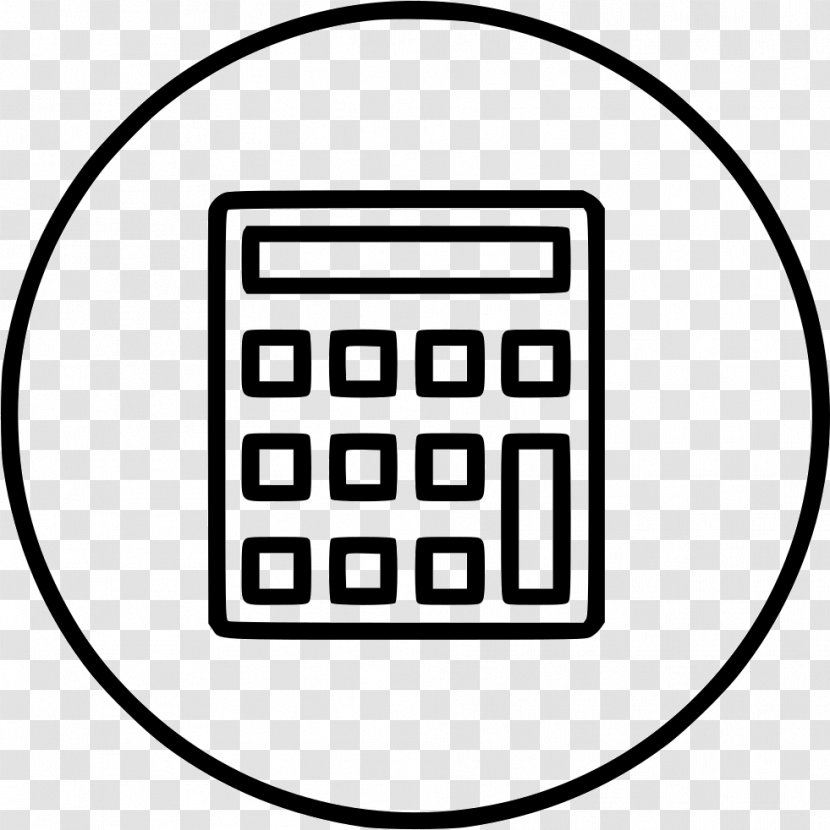 Calculator Service Finance Pictogram - Financial Services Transparent PNG