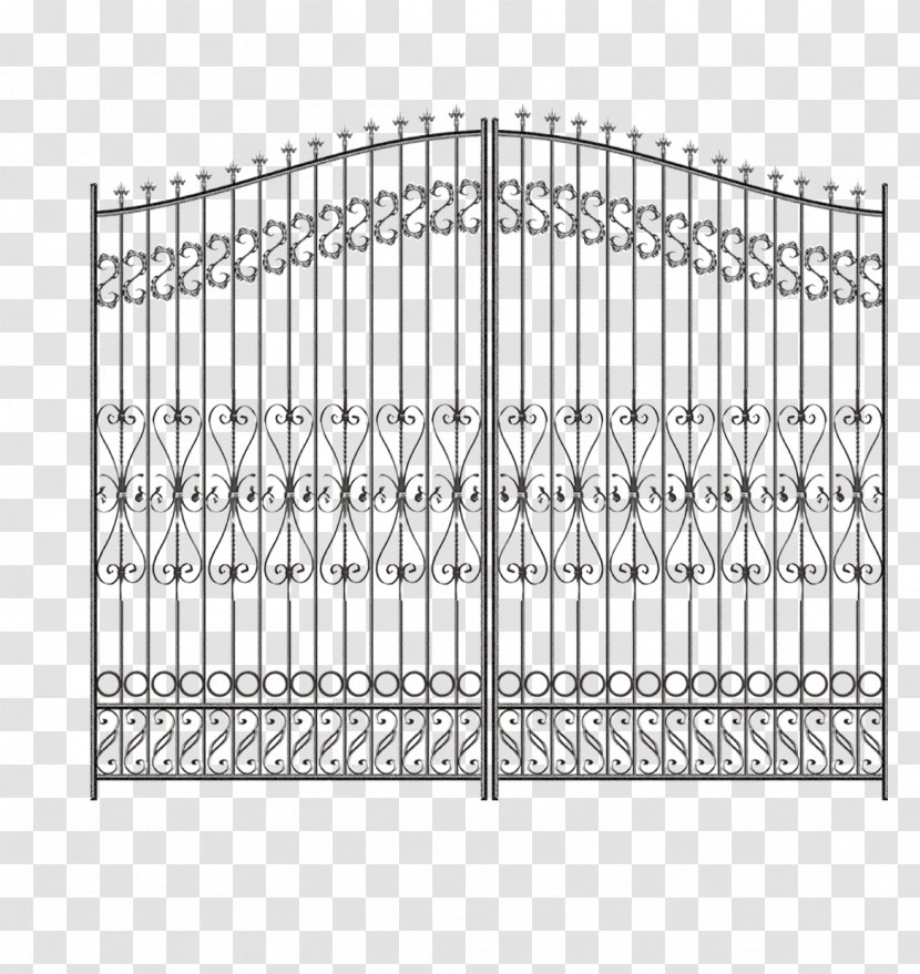 Window Wrought Iron Gate Fence - Structure - District Material Transparent PNG