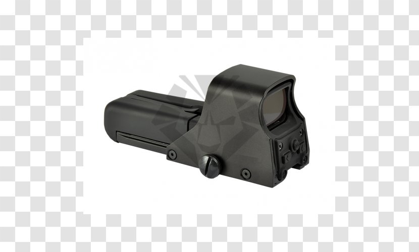 Red Dot Sight Reflector Airsoft Weapon - Cartoon - Sights Transparent PNG