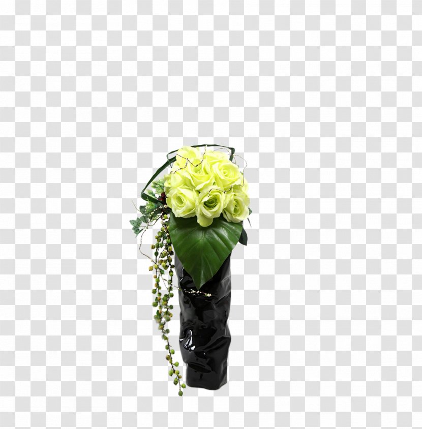 Vase Floral Design Flower Bouquet - Flowerpot - Retro Transparent PNG