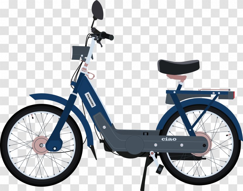 Scooter Piaggio Ape Ciao Moped - Bicycle Wheel Transparent PNG