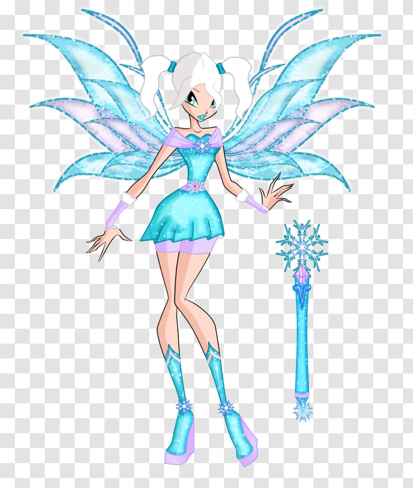 Fairy Roxy Flora Mythix Wand - Heart Transparent PNG