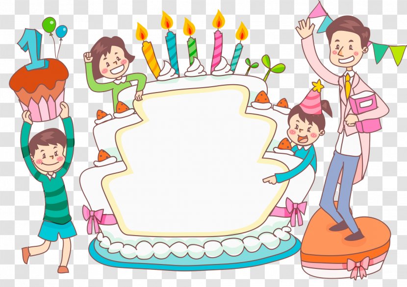Birthday Party - Heart - Frame Transparent PNG