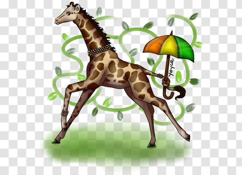 Giraffe Horse Fauna Mammal Wildlife Transparent PNG