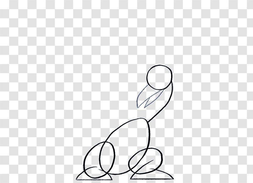 Drawing Cartoon Line Art Sketch - Silhouette - Youtube Transparent PNG