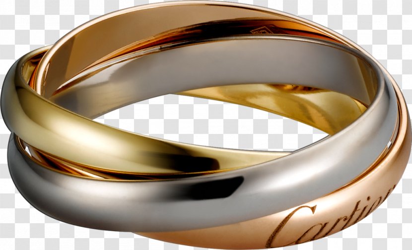 Ring Cartier Colored Gold Diamond Jewellery - Gemstone Transparent PNG