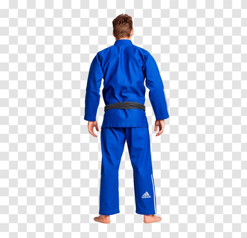 Costume Brazilian Jiu-jitsu Gi Ultimate Fighting Championship Robe - Jiujitsu - Blue Back Transparent PNG